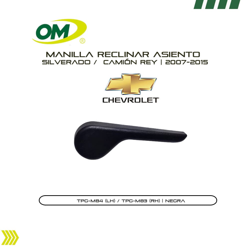 MANILLA CHEVROLET SILVERADO REY CAMION 07/15