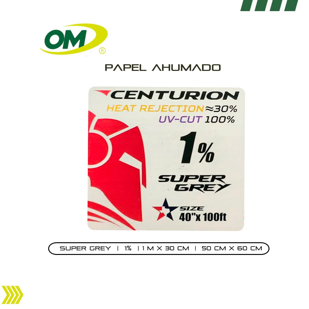 PAPEL AHUMADO CENTURION SUPER GREY